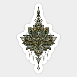 Beautiful and Mysterious Lotus Flowers. Sticker